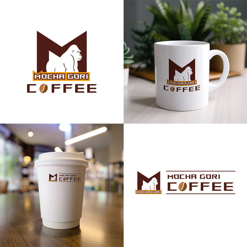 モカゴリラコーヒー ロゴマーク